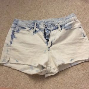 Articles of Society Bleached Denim Shorts